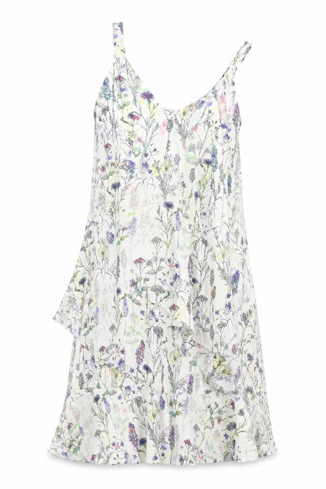 H&M Women's Multicoloured Floral Slip Dress