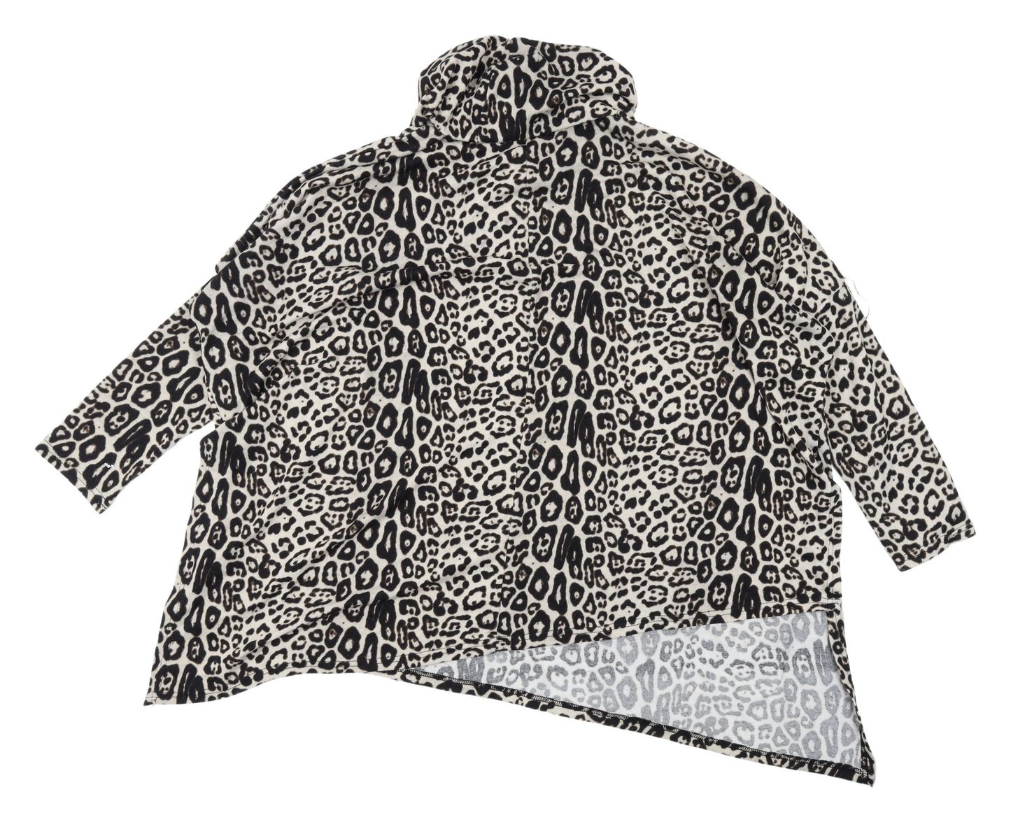 New Look Women's Multicolour L Tunic Animal Knit