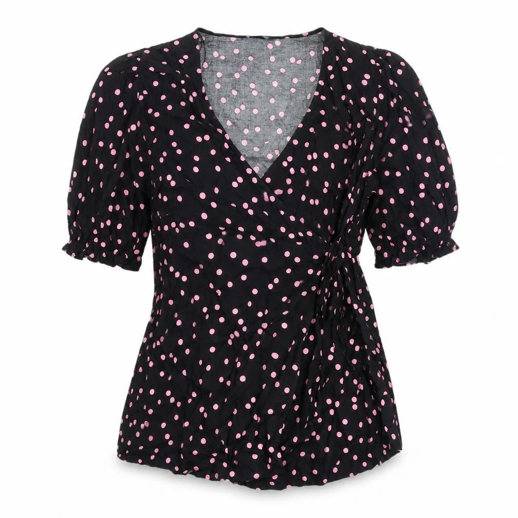 Marks and Spencer Women's Black Polka Dot Tunic Size 14