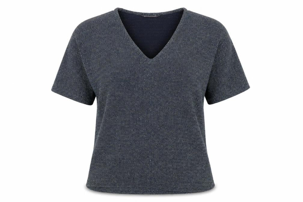 Marks and Spencer Women's Multicoloured V-Neck T-Shirt M