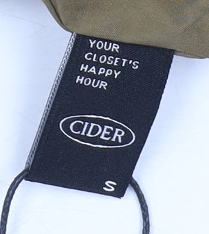 Cider Women's Brown Off the Shoulder Blouse - Size S