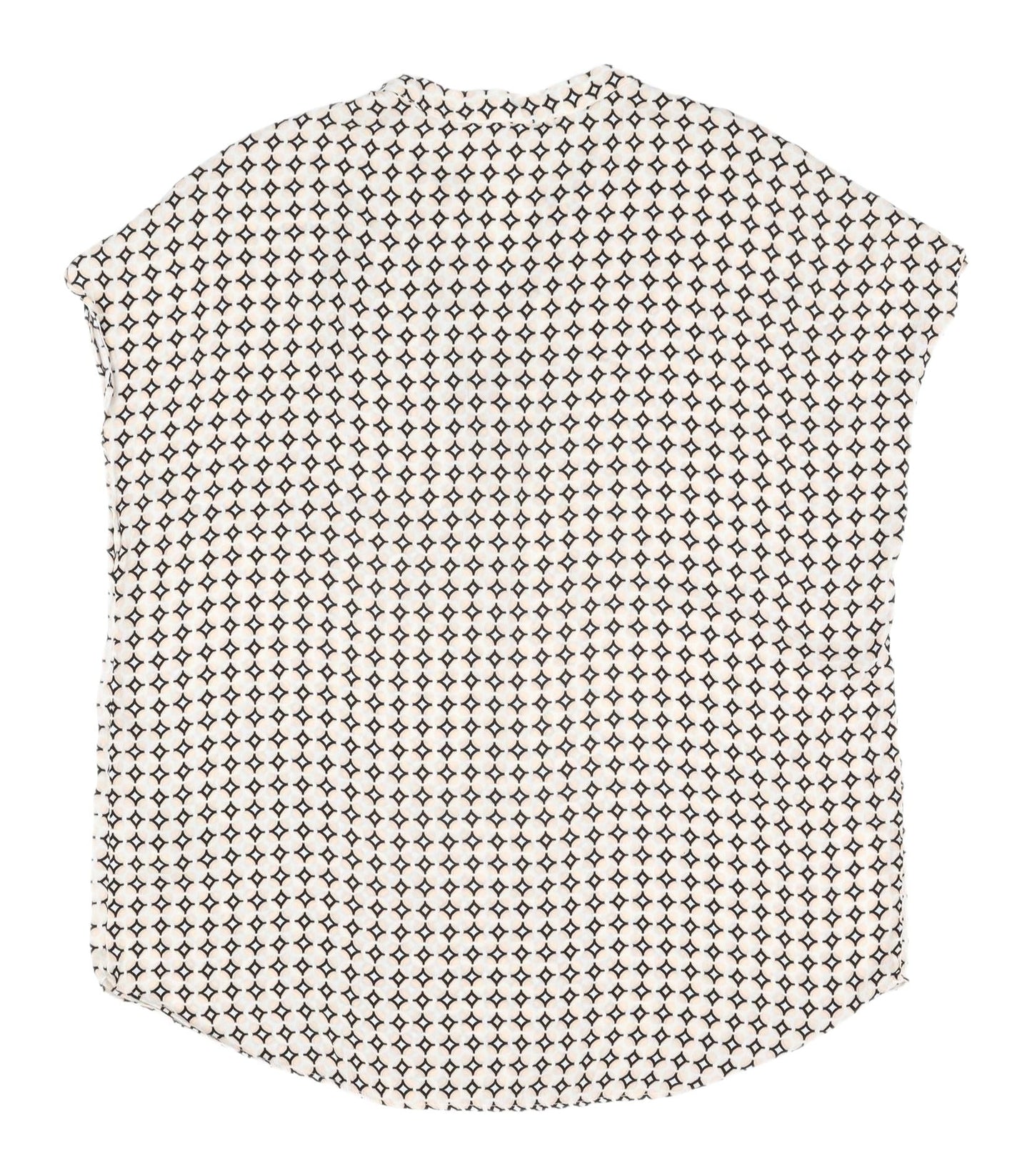 Maison d'Amelie Women's Geometric Print Blouse M