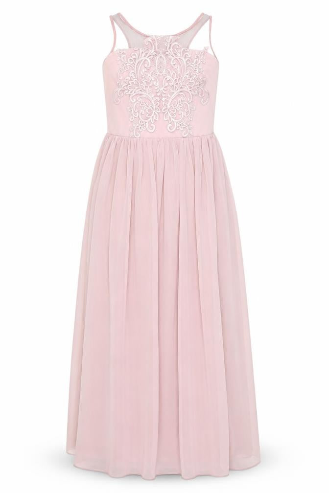 Chi Chi London Pink Elegant Fit & Flare Dress, UK 12