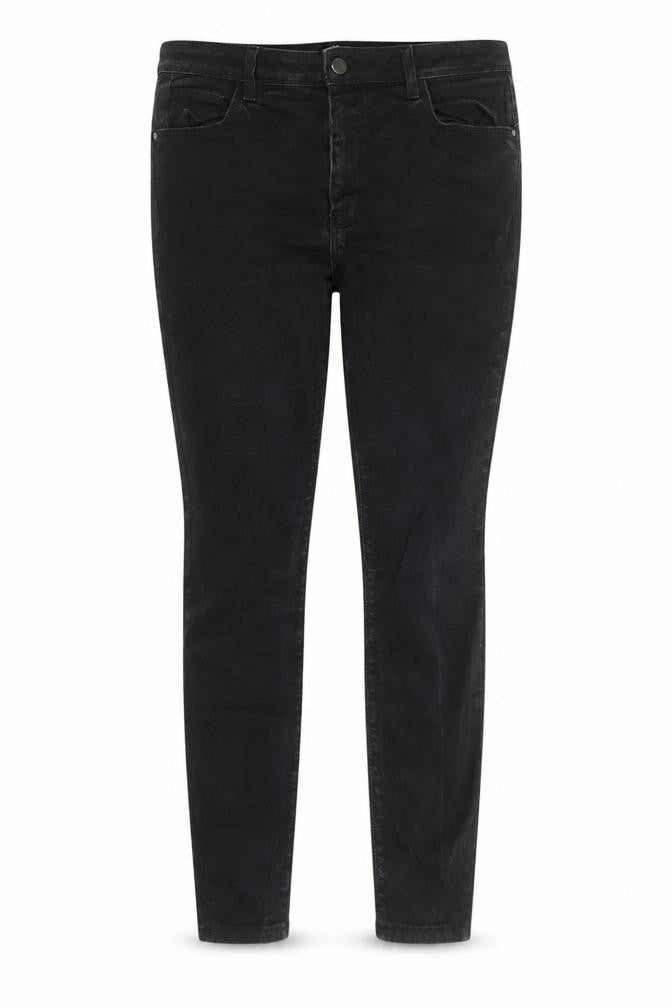 Front view of Denim Co Women's Black Skinny Jeans, size 14 Slim, Fit