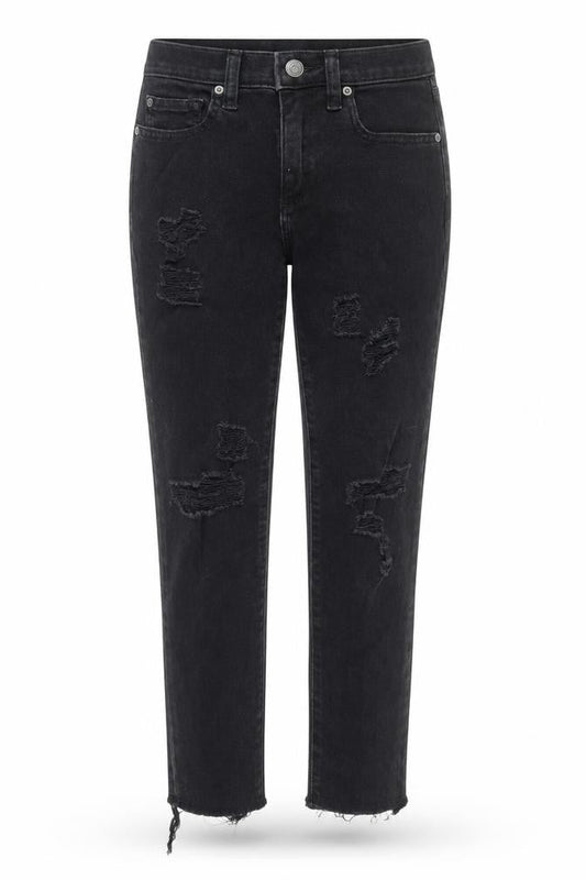GAP Women's Black Distressed Skinny Jeans Size 6