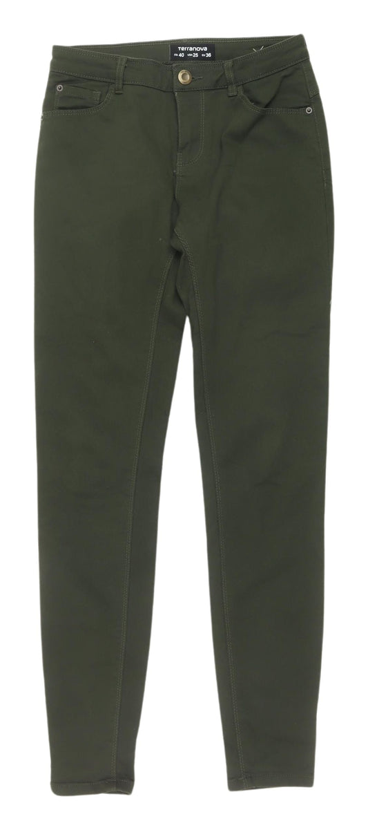 Terranova Women's Green Skinny Jeans Size 8 Slim Fit