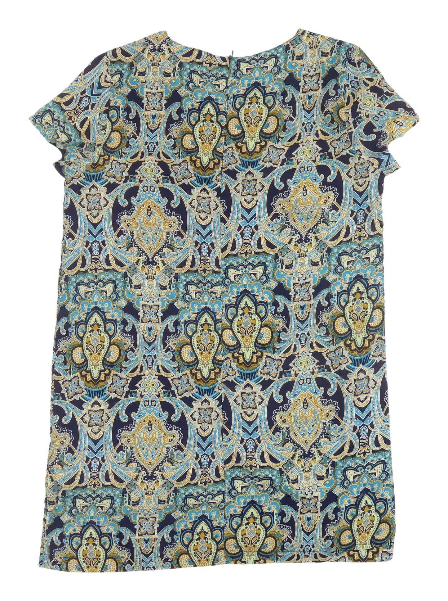 Boohoo Women's Multicoloured Paisley T-Shirt, Size 8