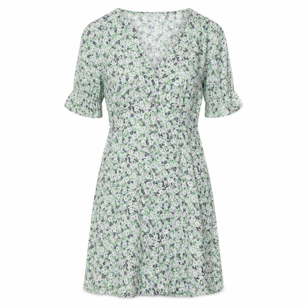 Front view of Miss Selfridge Women's Multicoloured Floral Dress