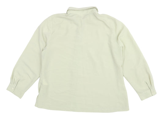 Windsmoor Women's Ivory Blouse Size 18, Classic Button-Up