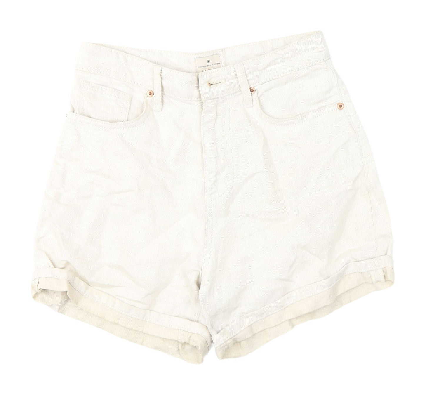French Connection Ivory Mom Shorts - Size 8
