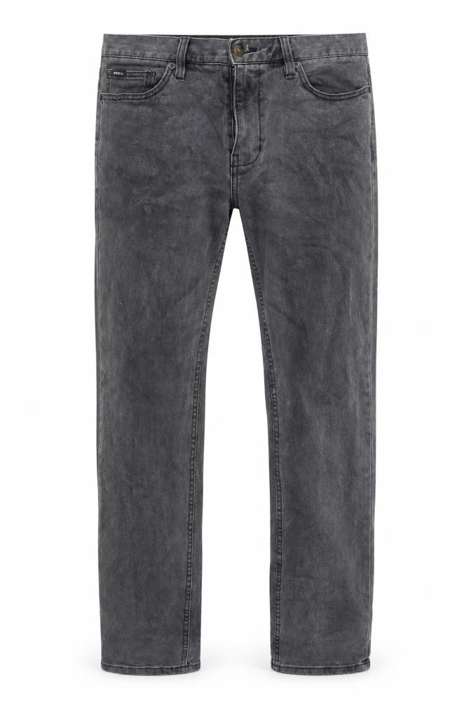 RVCA  Womens Grey Straight Jeans - Size 10, Charcoal Wash