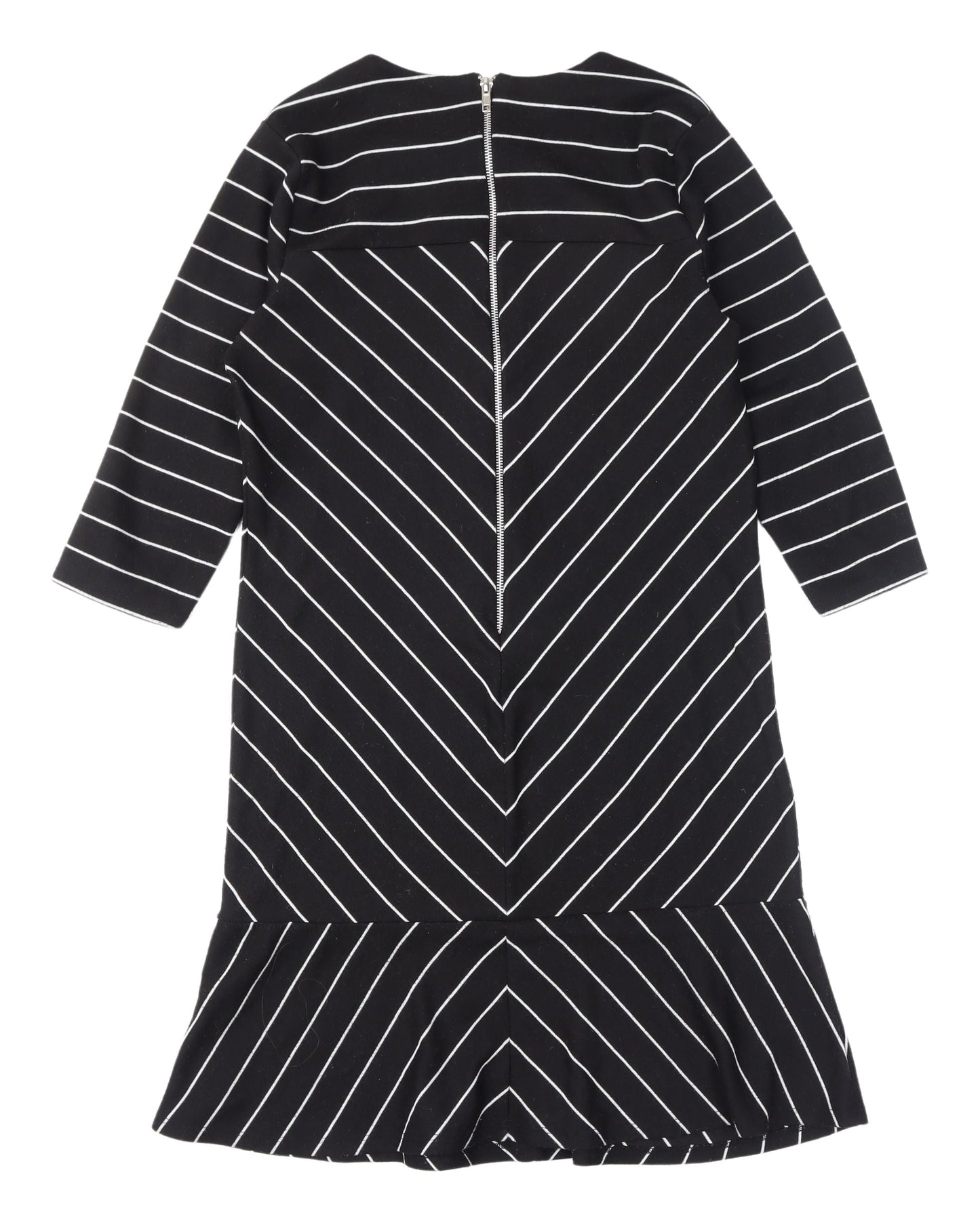 Therapy Black Striped Shift Dress Women Size 10