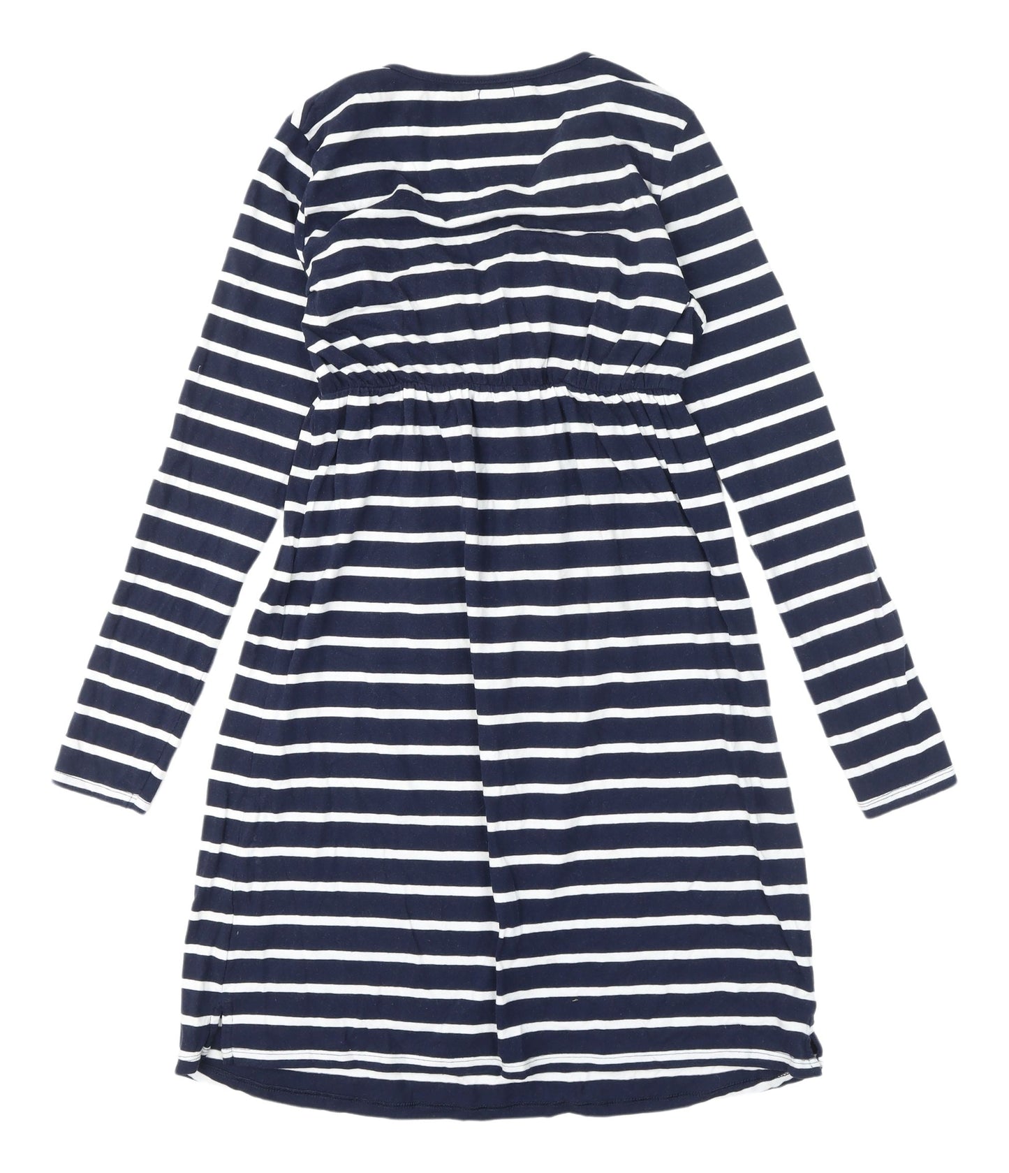 La Redoute Women’s Blue Striped Wrap Dress, Size 6