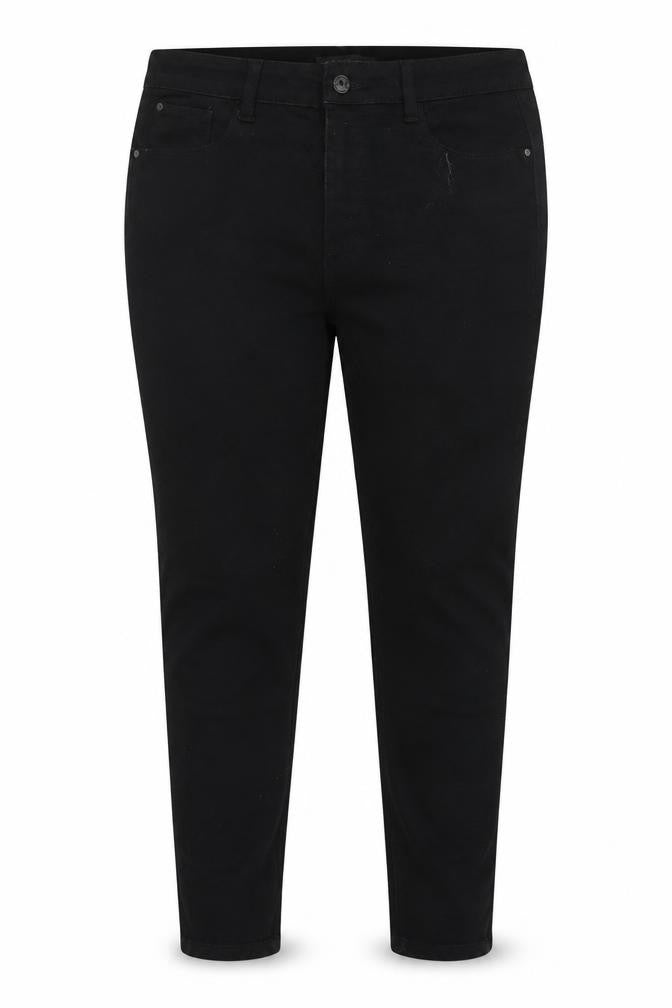 Front view of Denim Co Women's Black Skinny Jeans, size 14