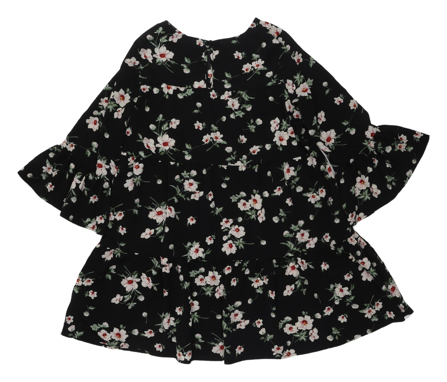New Look Women's Black Floral Dress UK 10