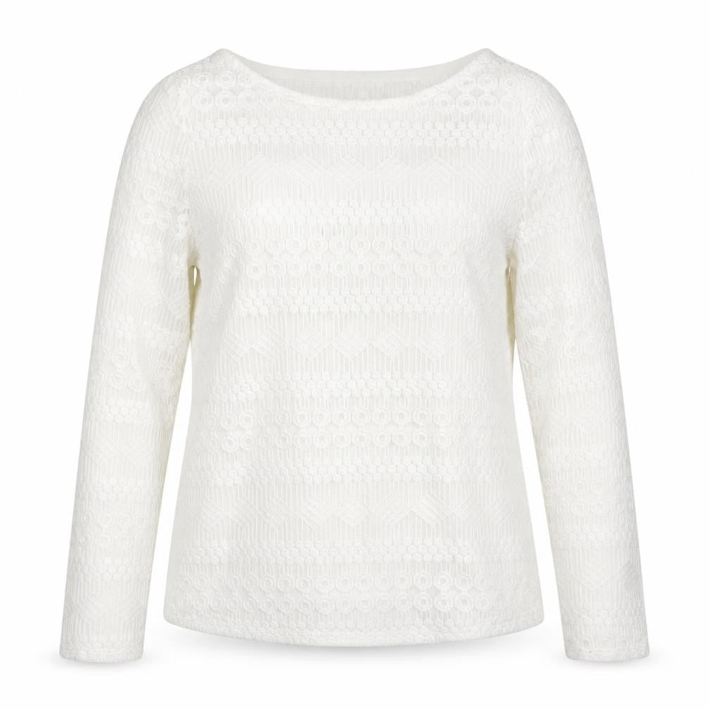 Marks and Spencer Ivory Lace Blouse Women Size 10
