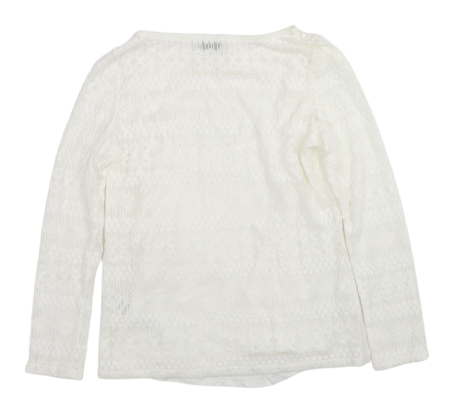 Marks and Spencer Ivory Lace Blouse Women Size 10