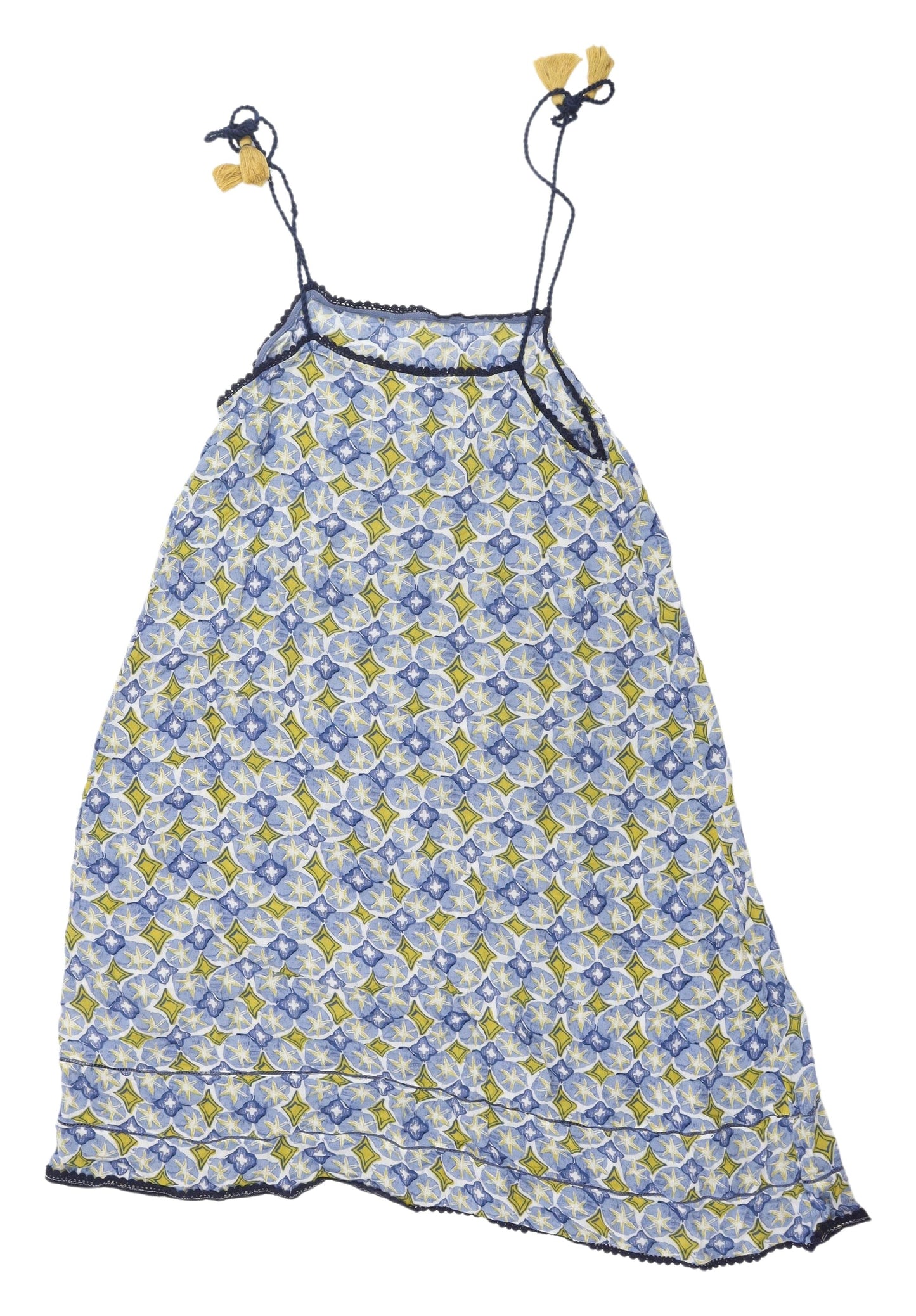 White Stuff Women's Multicoloured Sleeveless Slip Dress M