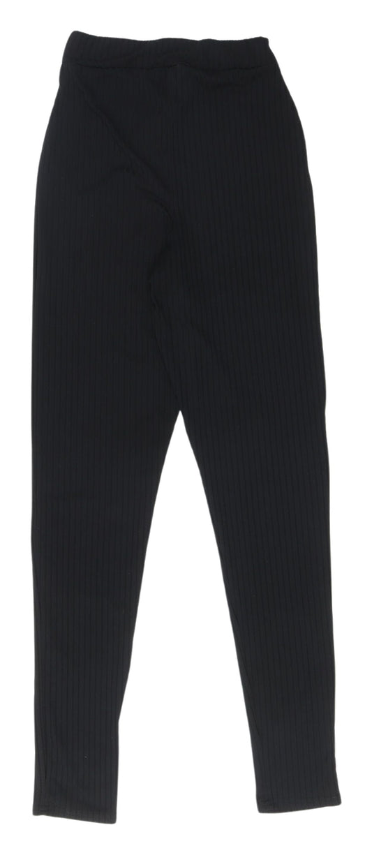 boohoo Women's Black Ankle Trousers Size 8