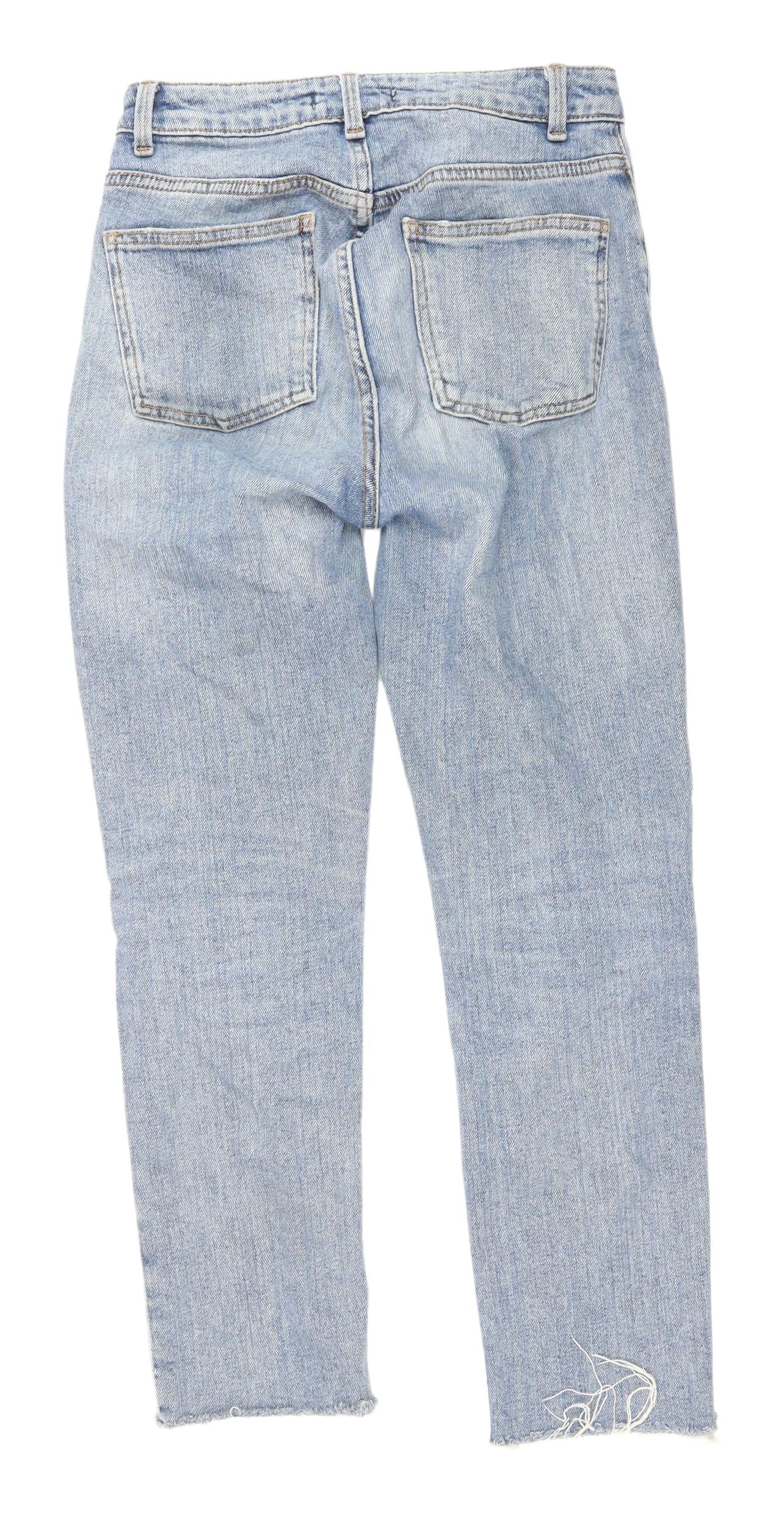 Denim Co. Women's Blue Straight Leg Jeans Size 6