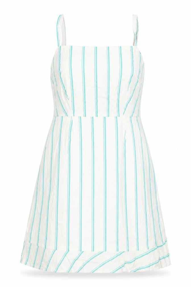 Marks and Spencer Women's Striped Dress, Size 24, Sleeveless