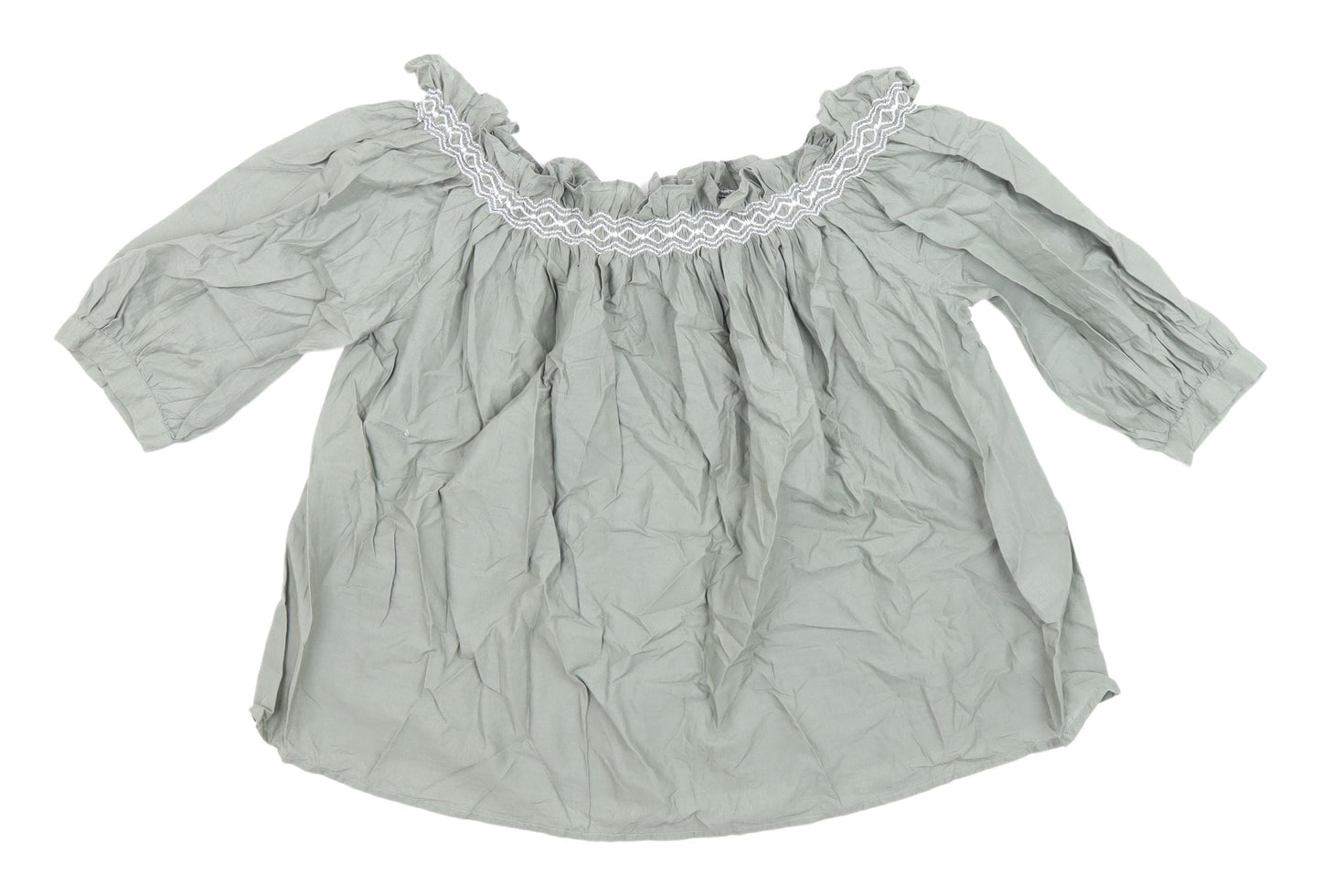 Marks and Spencer Khaki Women’s Off Shoulder Top