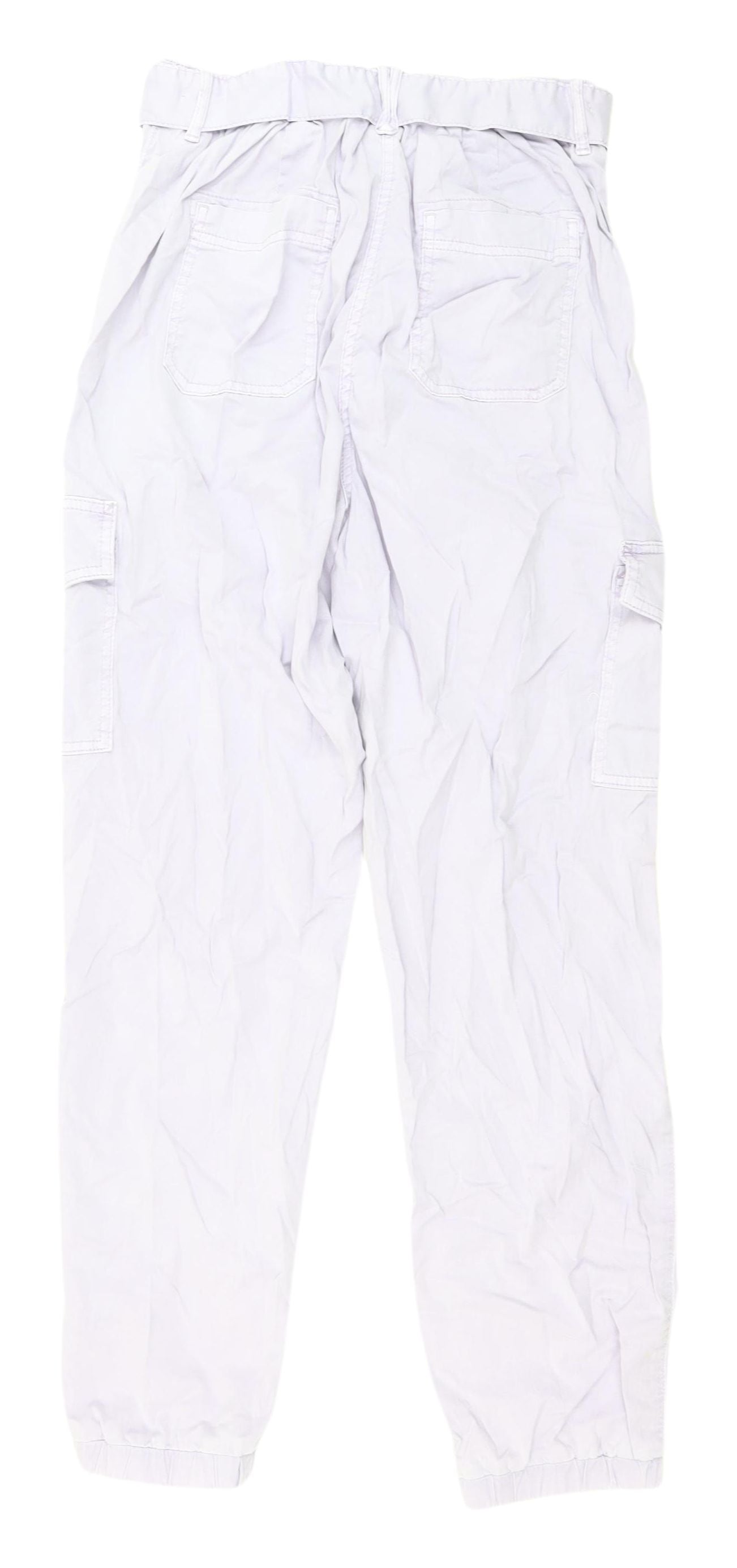 Marks & Spencer Women's Purple Cargo Trousers - Size S
