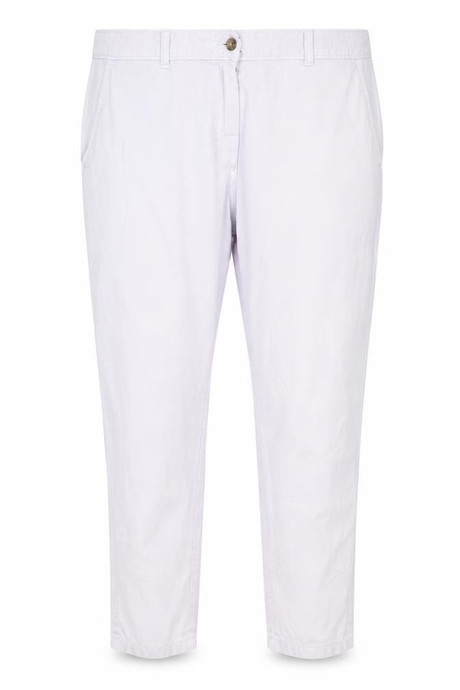 Marks and Spencer Women's Beige Chino Trousers Size 18
