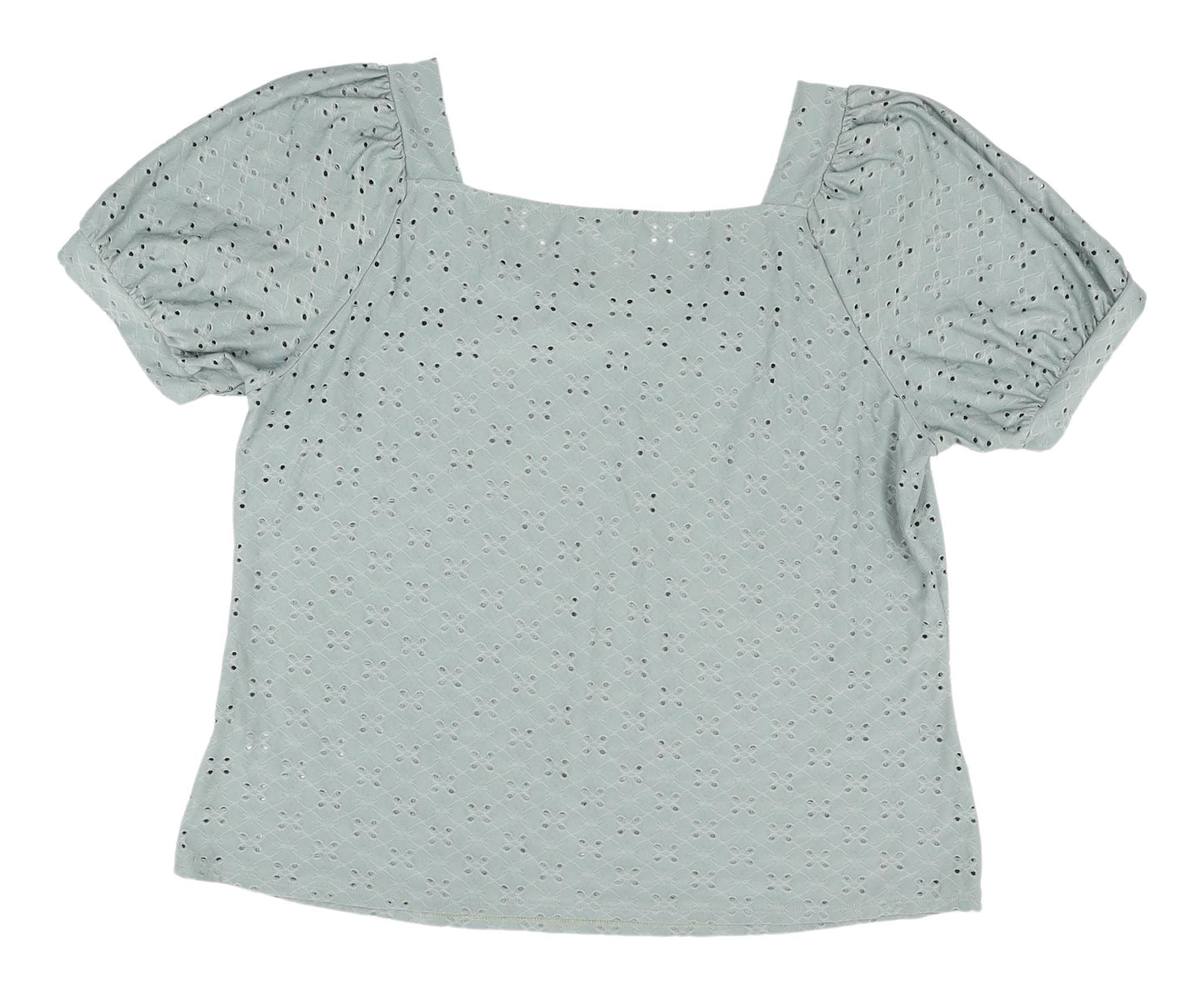 Roman Women's Green Puff Sleeve Blouse Size 18