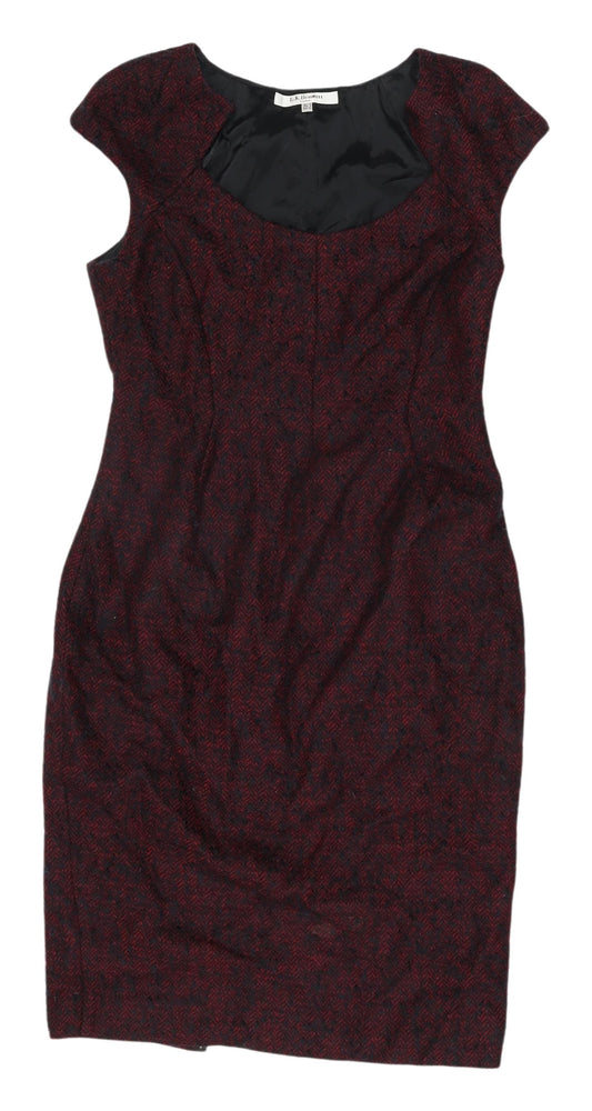 L.K. Bennett Women's Multicoloured Sheath Dress - Size 12