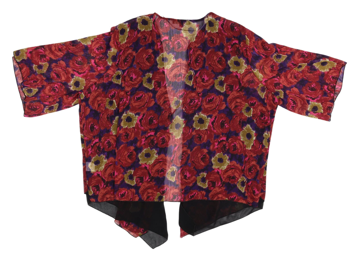 Koko Women's Multicoloured Kimono Blouse Size 22