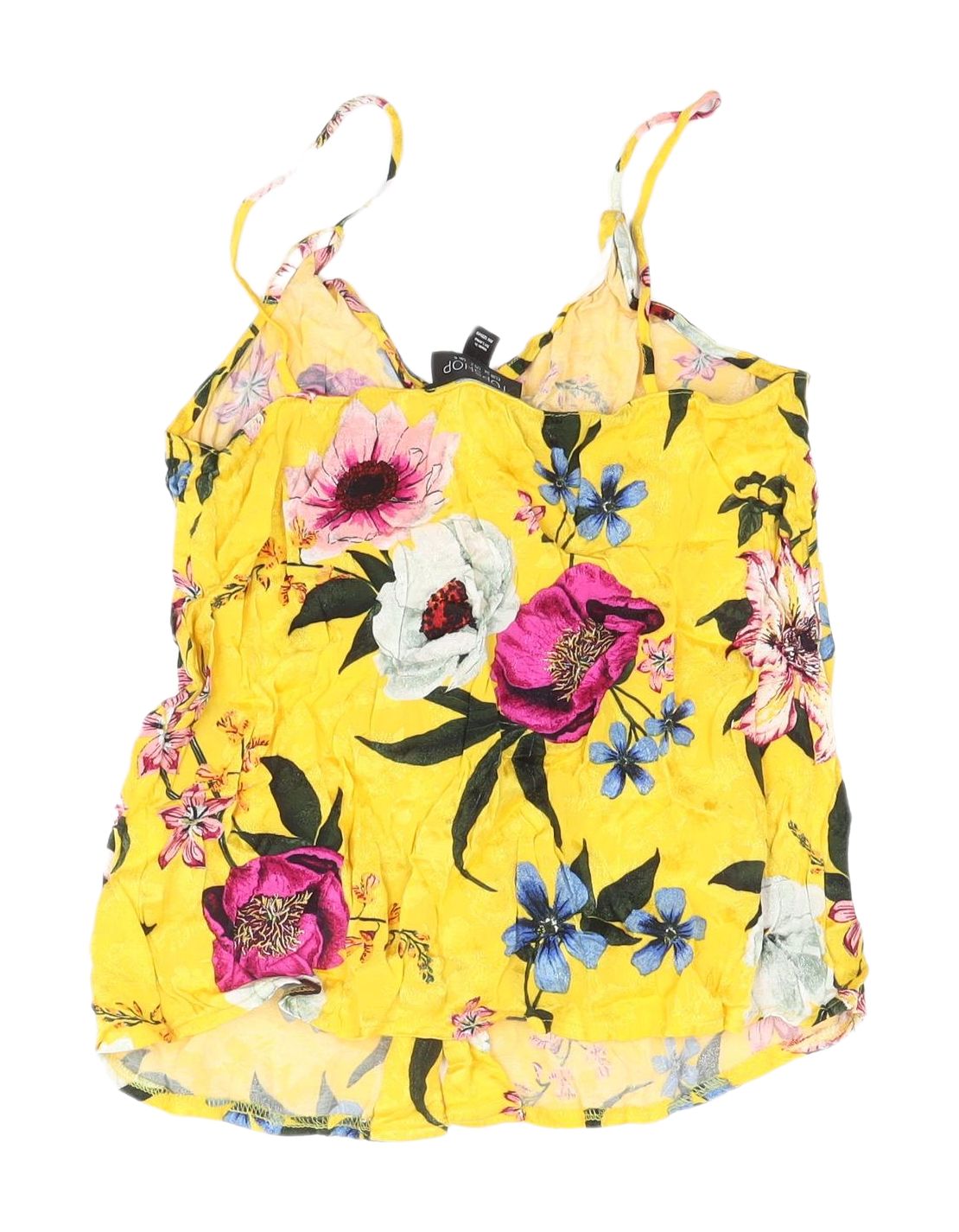 Topshop Women's Floral Camisole Tank UK 6
