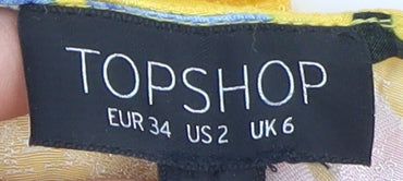 Topshop Women's Floral Camisole Tank UK 6