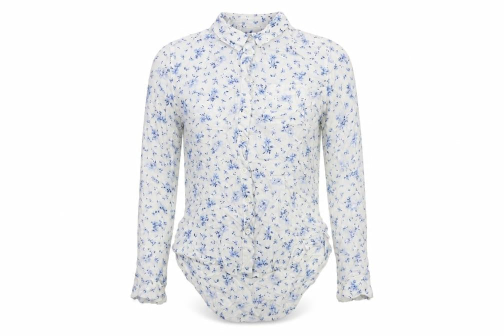 Womens UK Size UK 6 Jack Wills White Viscose Button-Up