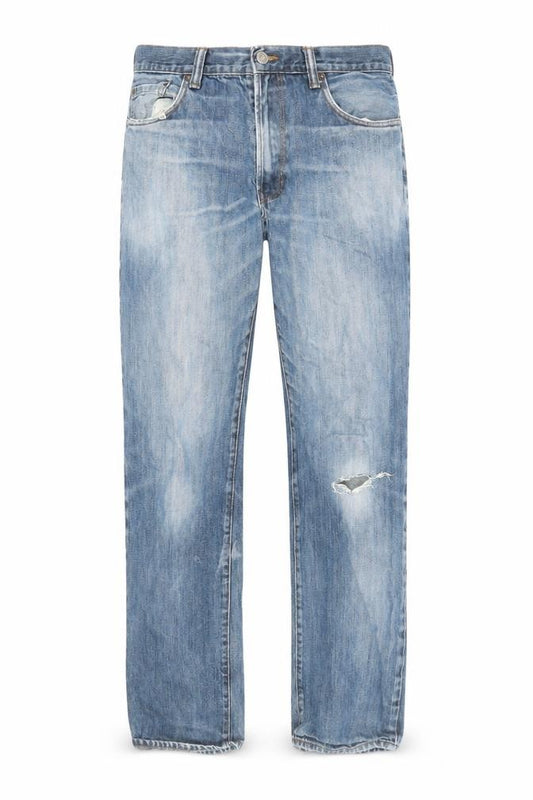 GAP Men's Blue Straight Jeans, Size 32, Medium Wash