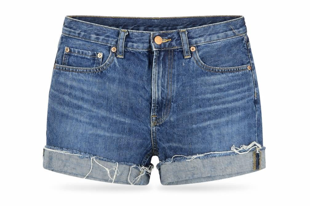 Everlane Women's Blue Denim Cut-Off Shorts Size 8