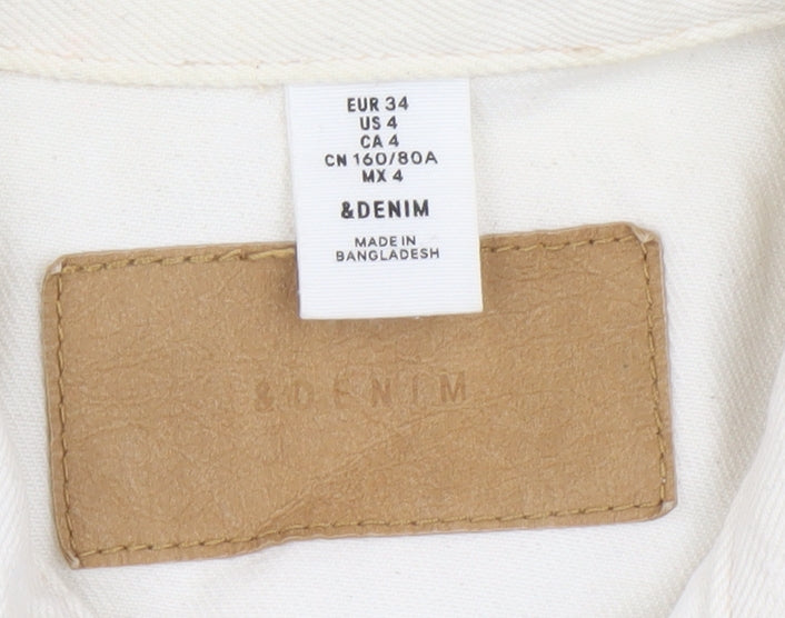 White &Denim Women's Short Cotton Jacket, Size 6