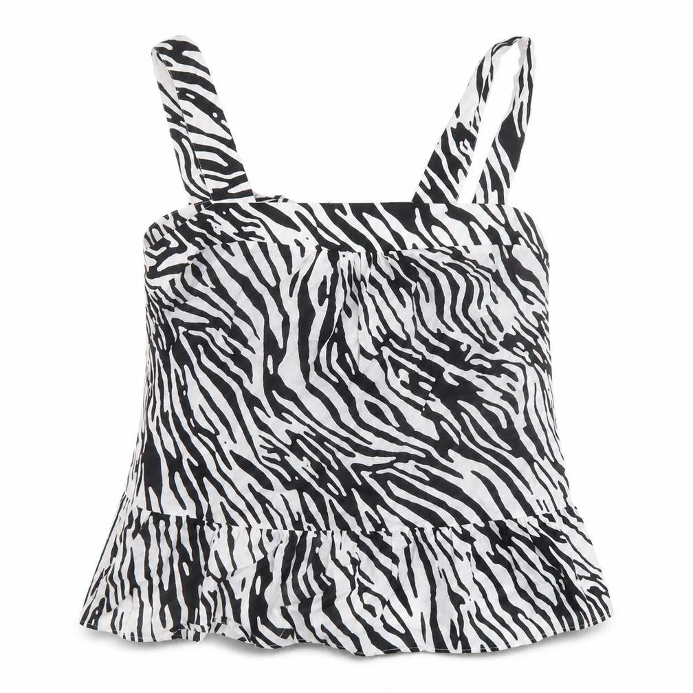 Front view of Marks & Spencer Zebra Print Camisole Blouse, size 18