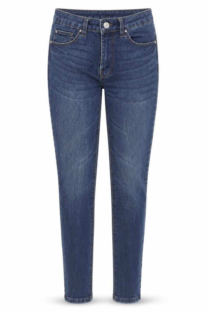 Front view of Denim Co. Women's Blue Skinny Jeans, size 10