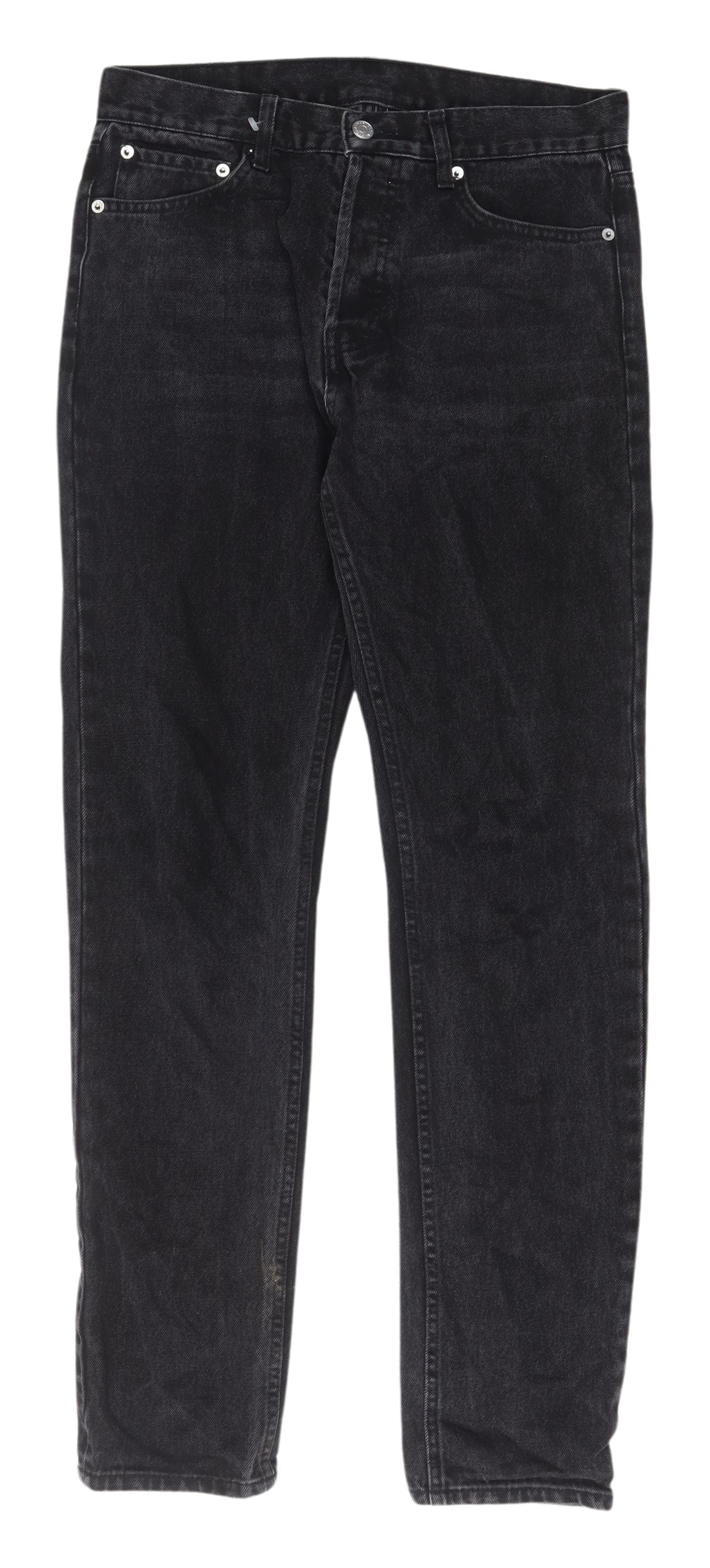 Weekday Black Tapered Jeans for Unisex Adults L