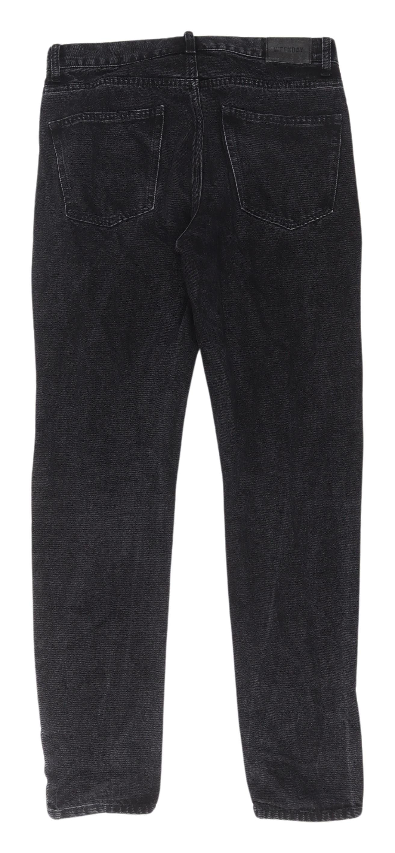 Weekday Black Tapered Jeans for Unisex Adults L