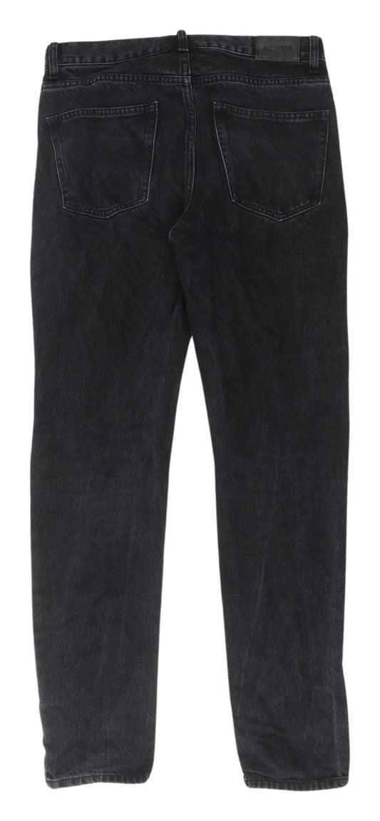 Weekday Black Tapered Jeans for Unisex Adults L