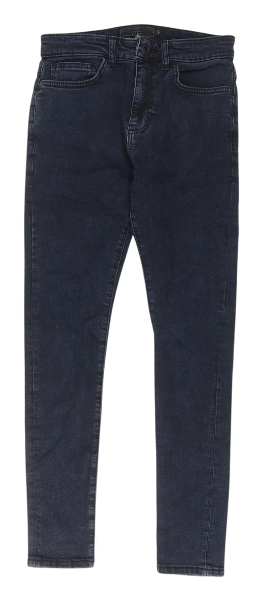 Next Men's Black Skinny Denim Jeans, Size 28