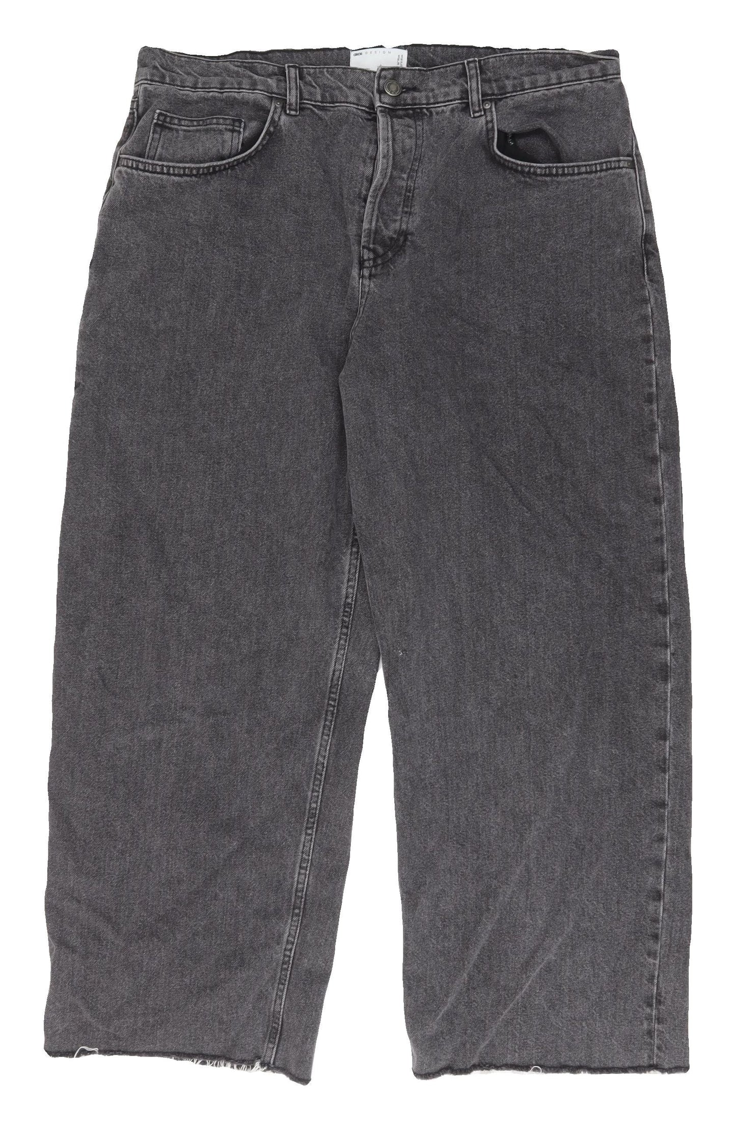 ASOS Women's Grey Straight Leg Jeans Size 36