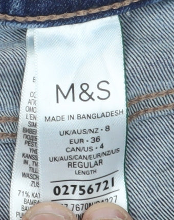 Marks and Spencer Women’s Blue Straight Jeans, Size S