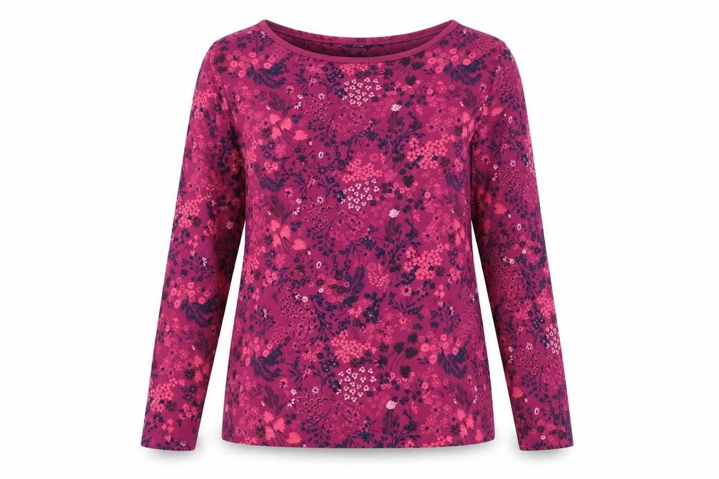Isle Collection Pink Floral T-Shirt, Women, Size S