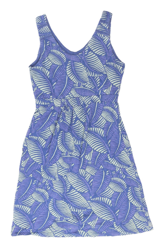 Fat Face Women's Blue Fit & Flare Dress - Size 10