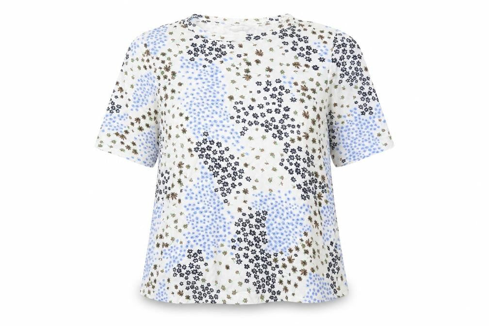 Marks and Spencer Floral T-Shirt, Women, Multicoloured, Size 14