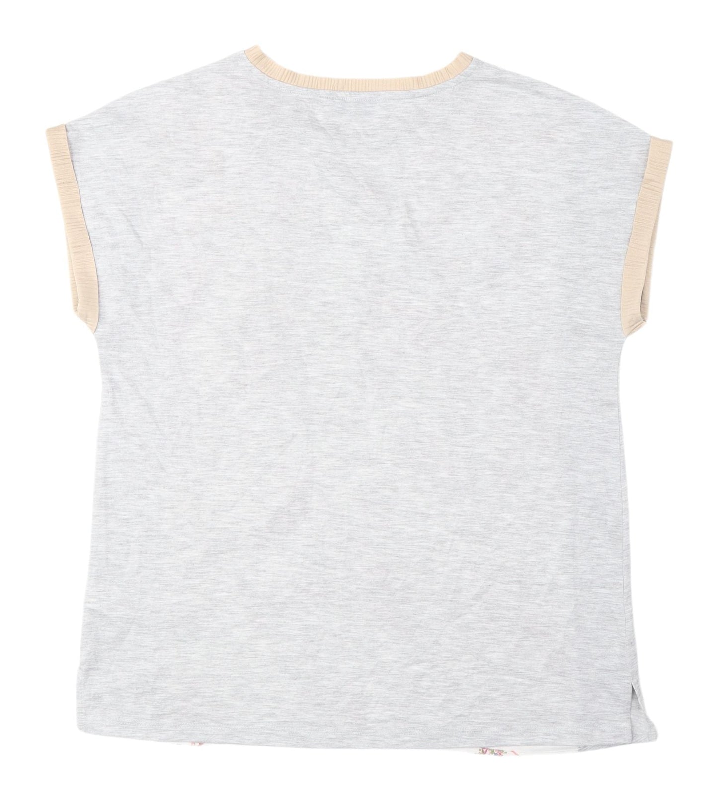 Marks & Spencer Women's Floral Grey T-Shirt Size 12