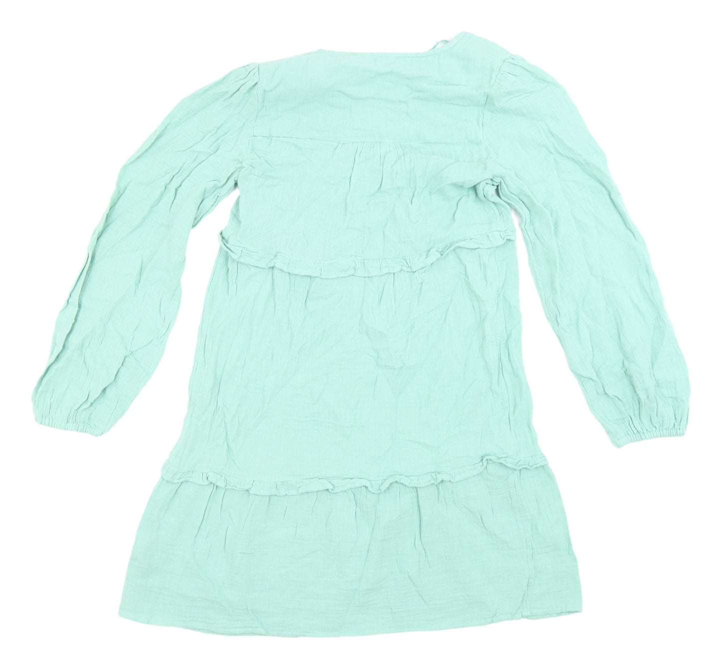 Marks and Spencer Women's Green Shift Dress Size 6